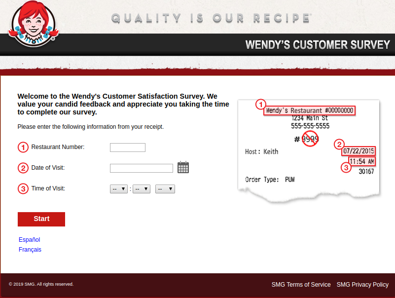 www.wendyswantstoknow.com - Participate In Wedy’s Customer Survey To