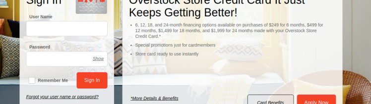 Overstock Credit Card Logo