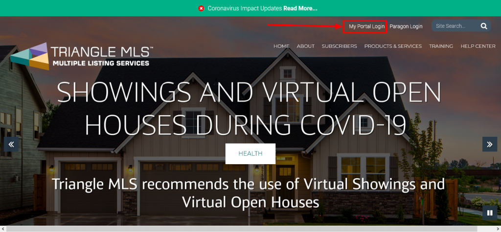 Your Triangle MLS Account login