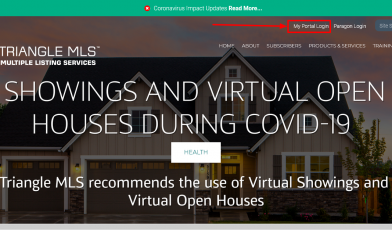 Your Triangle MLS Account login